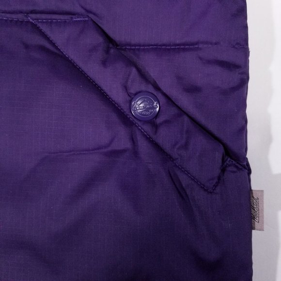 Woolrich Purple Button-up Outdoor Vest w/ Pockets - Picture 5 of 9